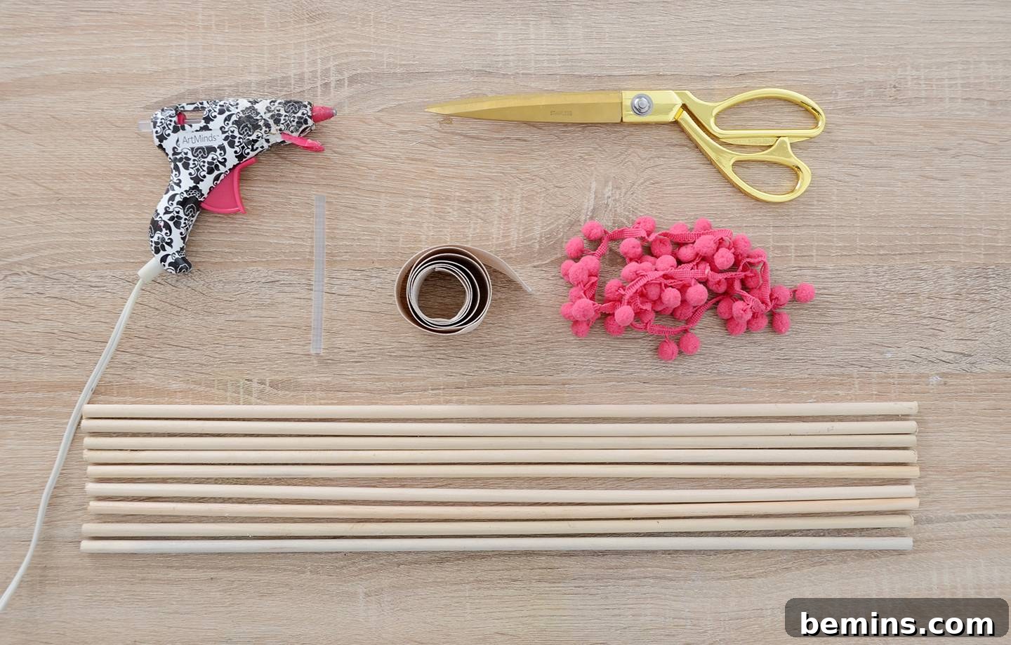 Materials for the DIY Roll-Up Dish Drying Rack