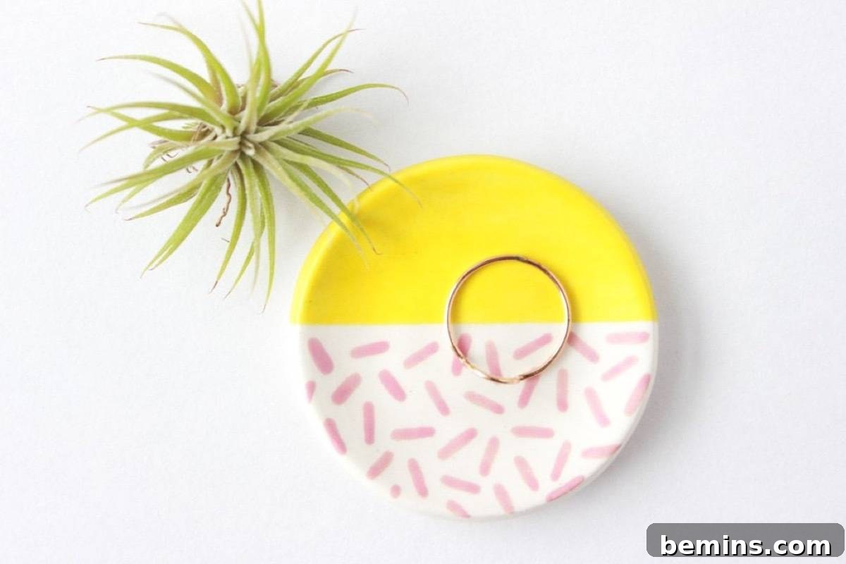Mini patterned ring dish from Quiet Clementine