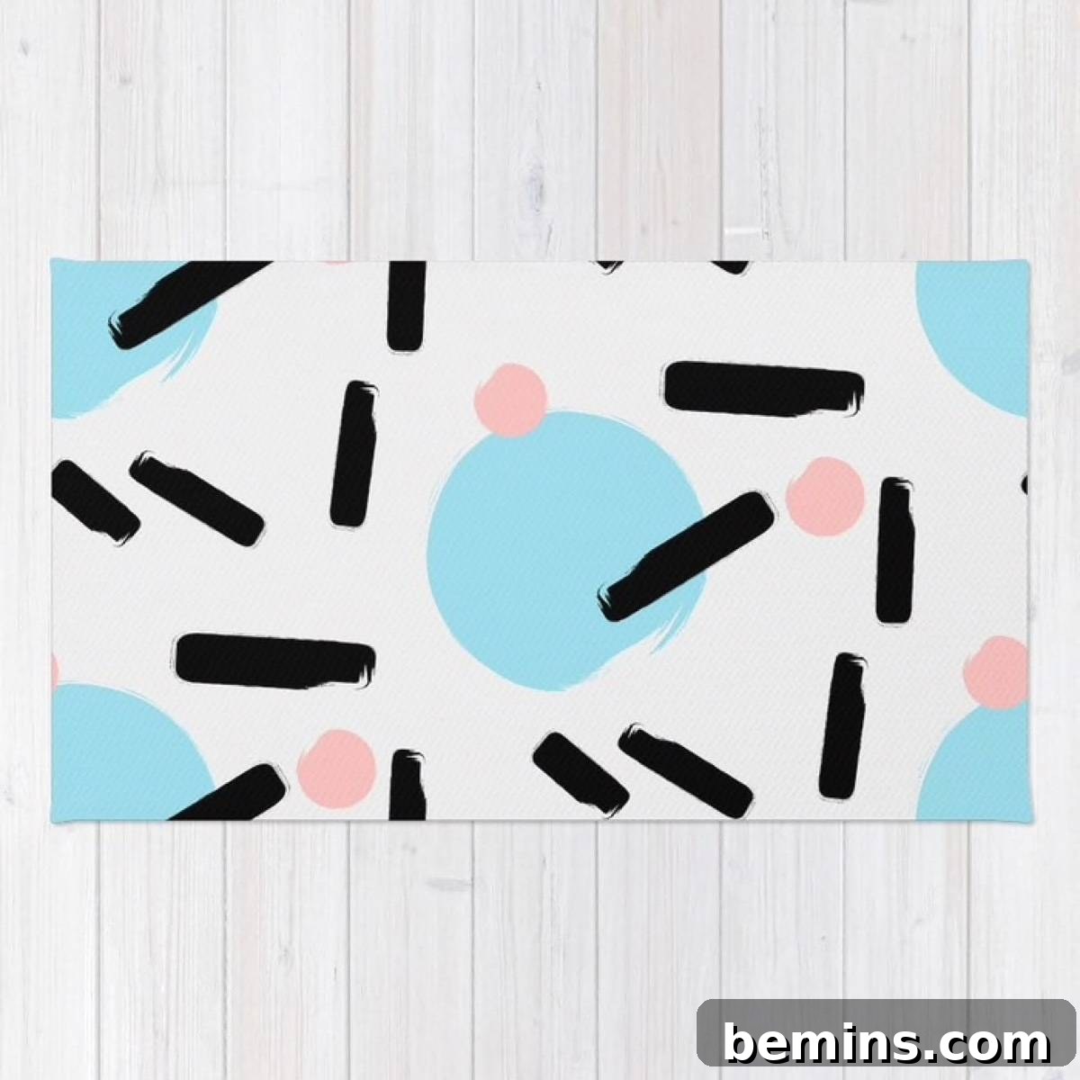 Pop circles rug from Milatoo, via Society 6