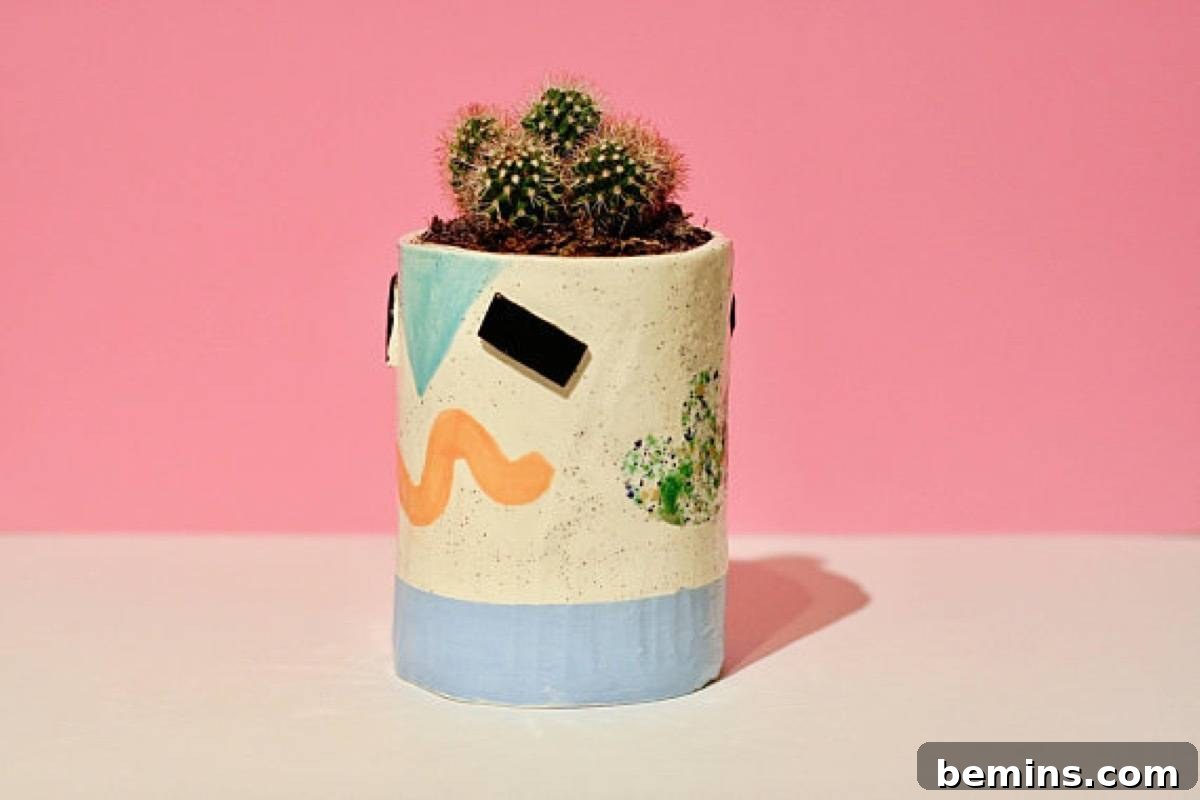 Ceramic planter by Baked by Lou, via Etsy