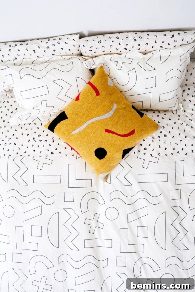Bedding by designer Ellen Van Dusen