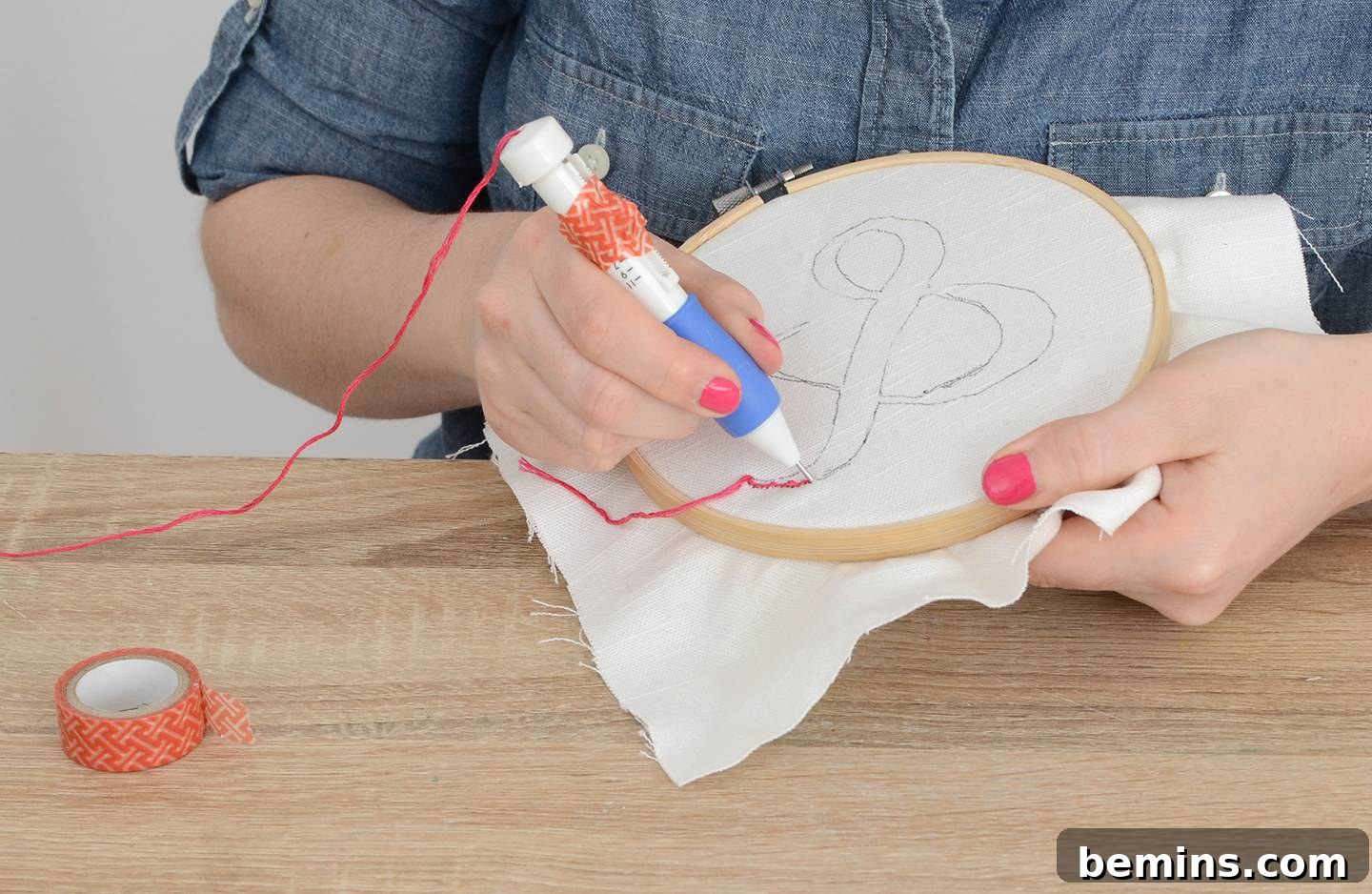 Continuing the Punch Needle Embroidery