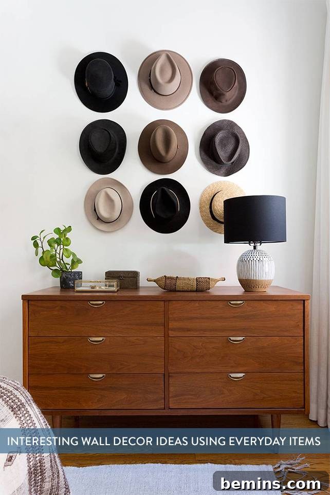 Interesting Wall Decor Ideas Using Everyday Items