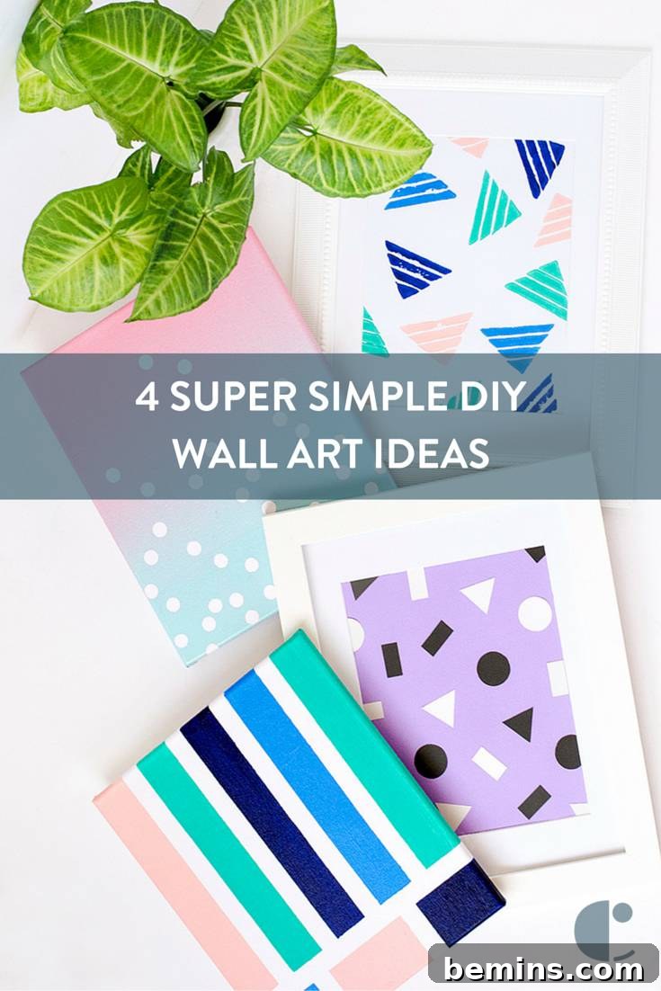 DIY wall art ideas you can make even if you're bad at drawing