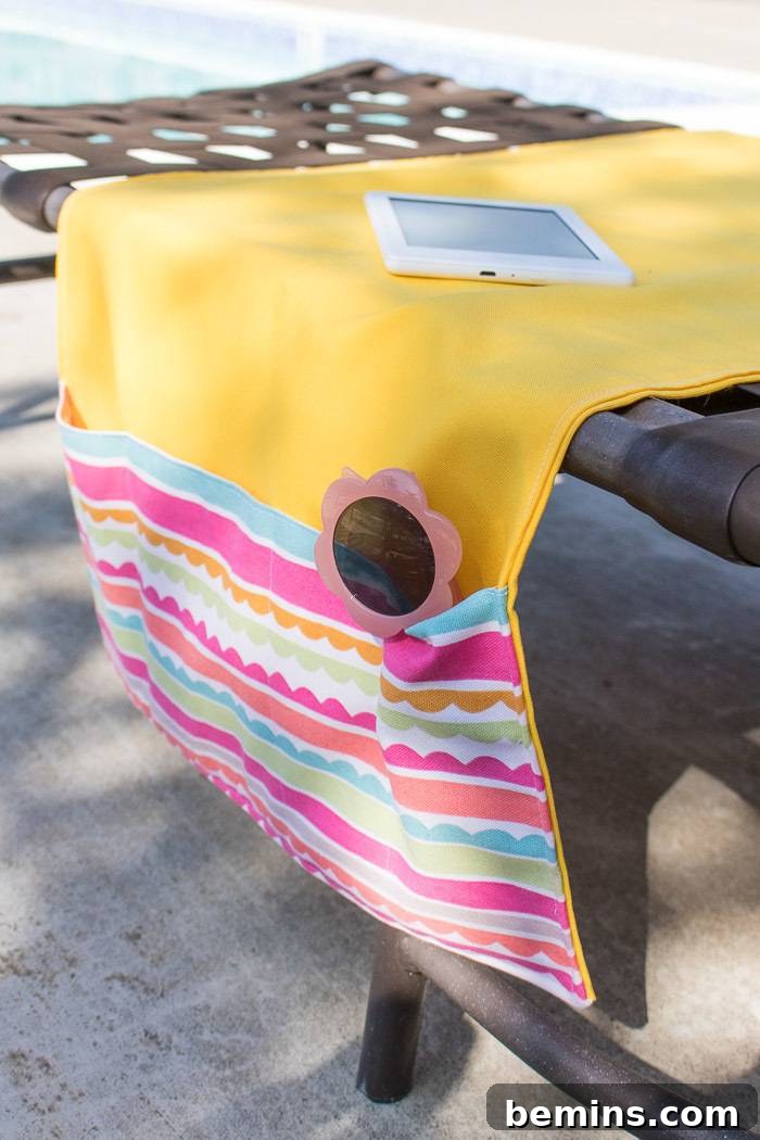 DIY Pool Lounger Organizer in Progress