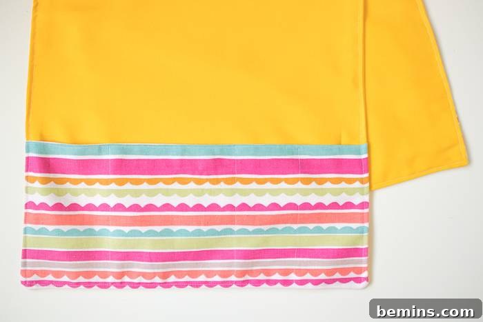 Turning the Organizer Right Side Out