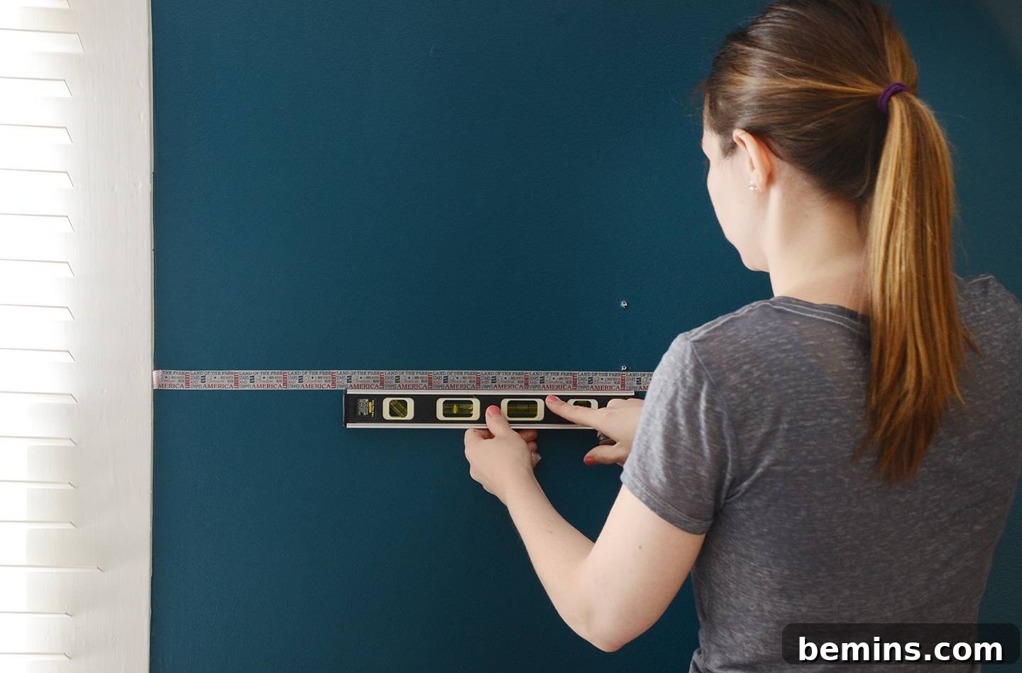 Easy DIY Hand Painted Accent Wall Materials