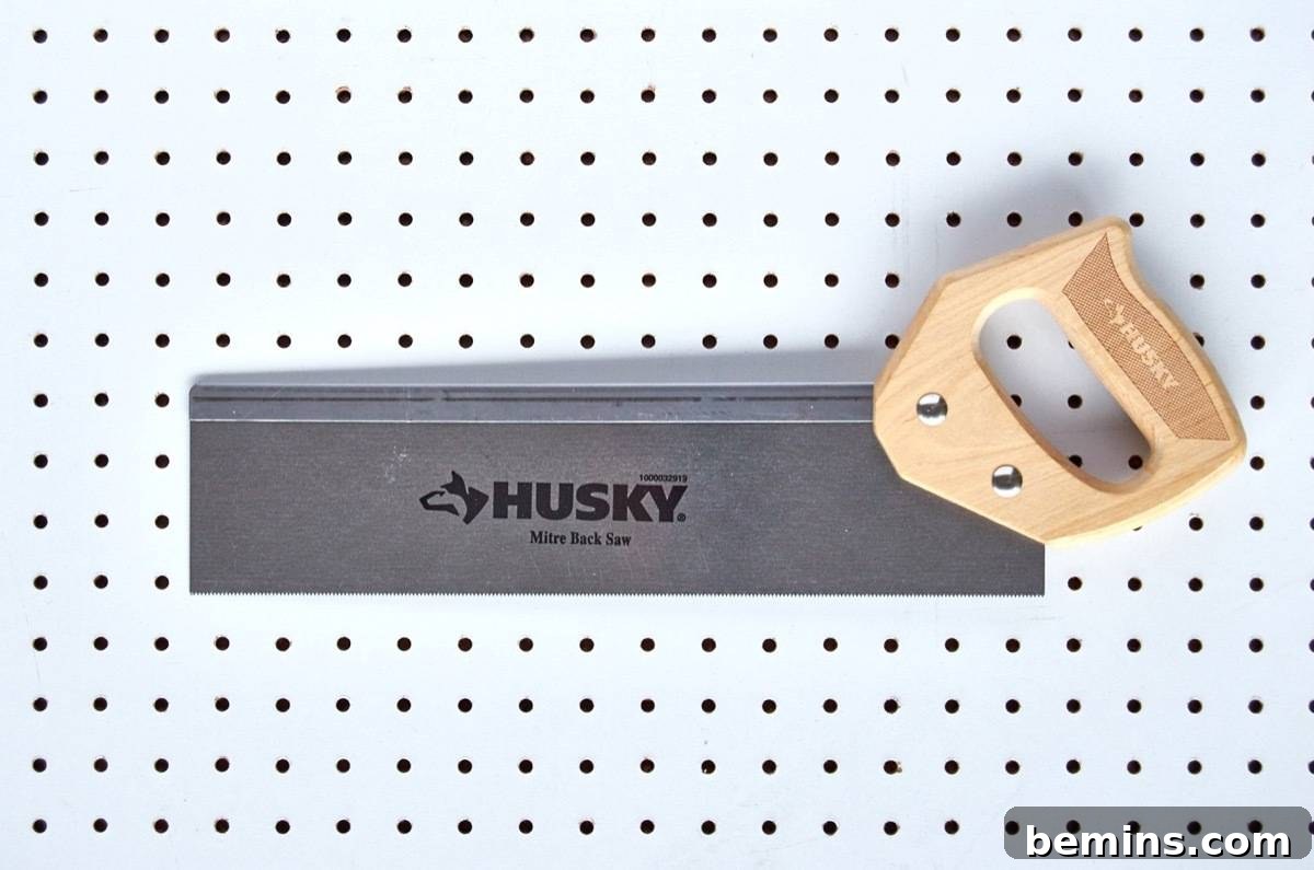Mastering Hand Saws The Ultimate Tool Box Guide 3 Precision Cuts with the Back Saw for DIY Woodworking