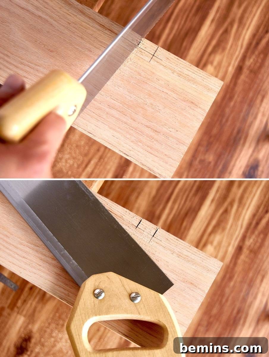 Mastering Hand Saws The Ultimate Tool Box Guide 4 Using a Back Saw for Accurate Wood Cuts
