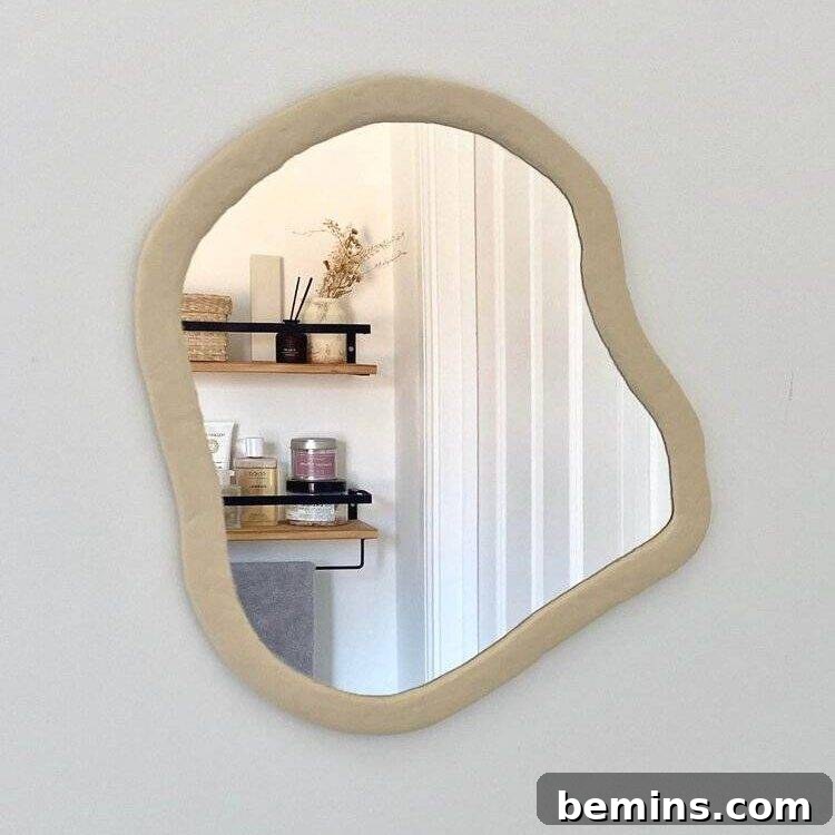 IKEA BESTA Hack: Geometric Nightstand Transformation 15 ikea mirror hack for a stylish home decor