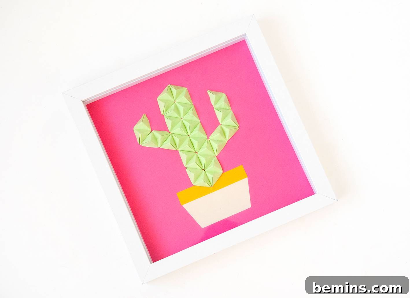 Framing the Origami Wall Art