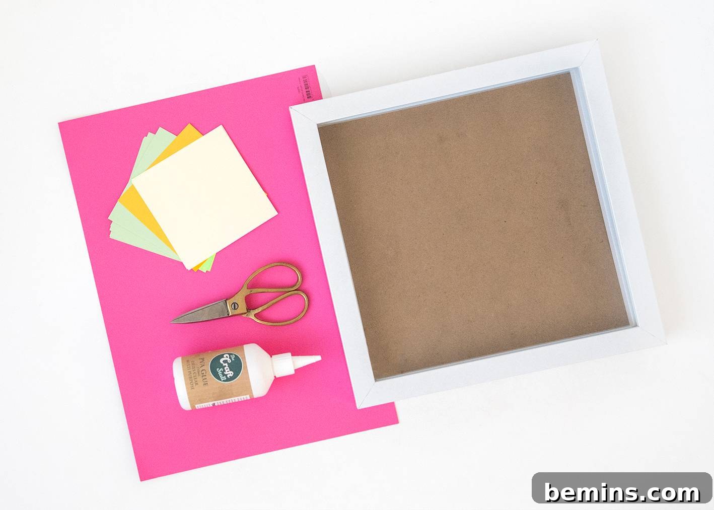 Materials List for Origami Wall Art Project