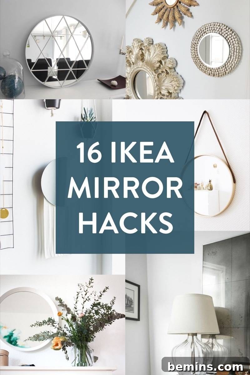 16 IKEA Mirror Transformations You'll Obsess Over 4 IKEA mirror hacks roundup