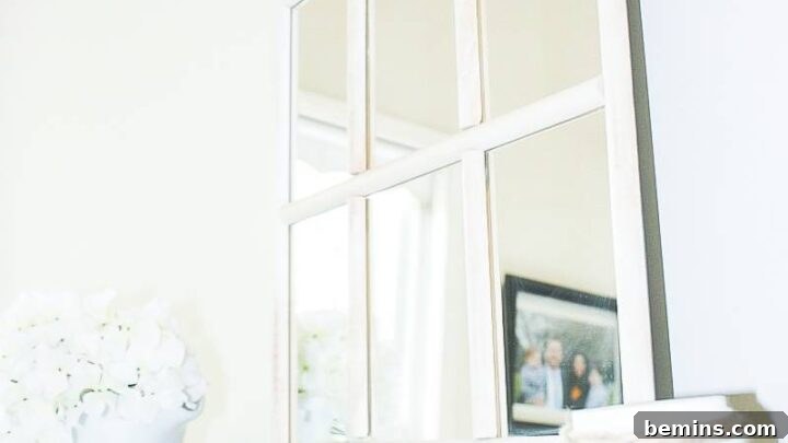 Farmhouse Window Mirror
