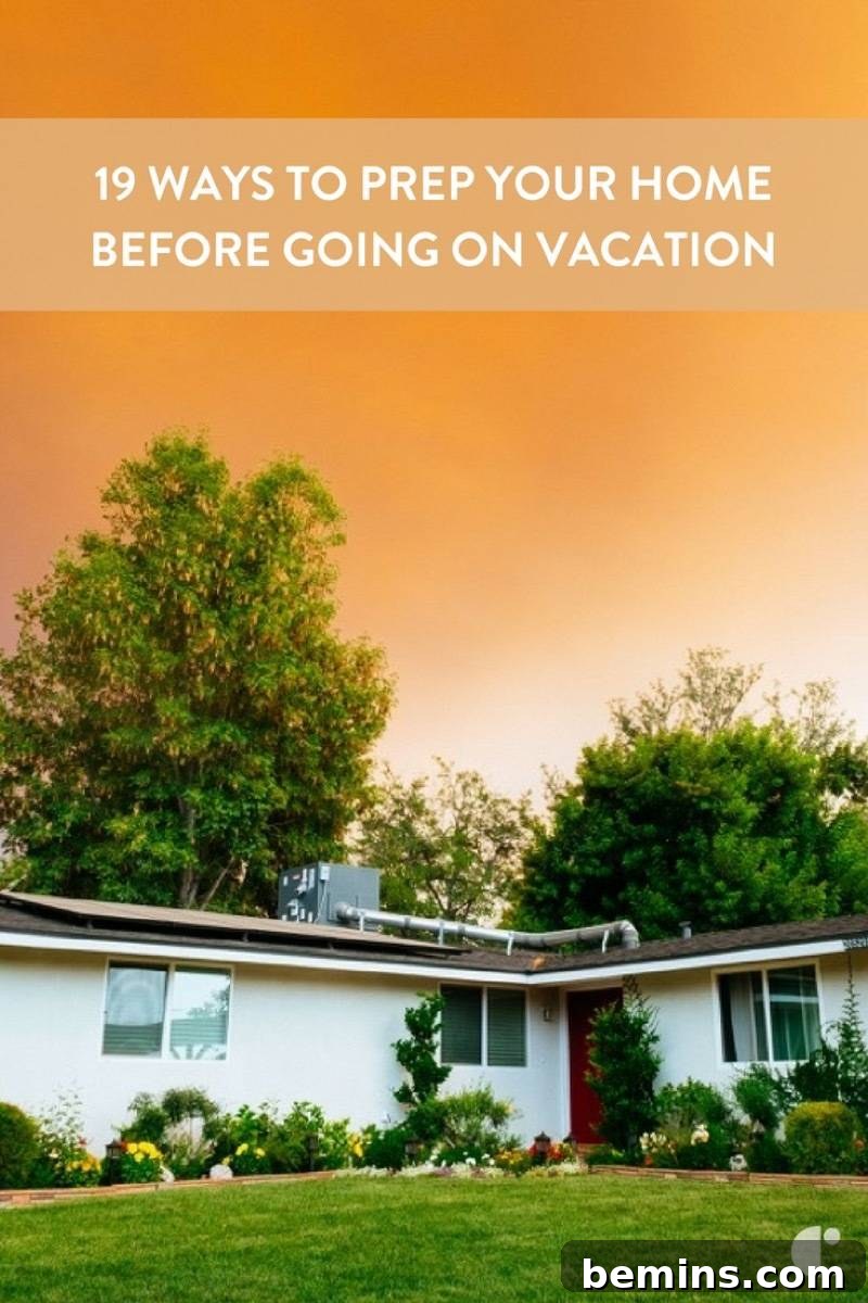 19 Pre-Vacation Tasks for a Stress-Free Summer Getaway 8 Vacation Preparation Checklist: Share on Pinterest!