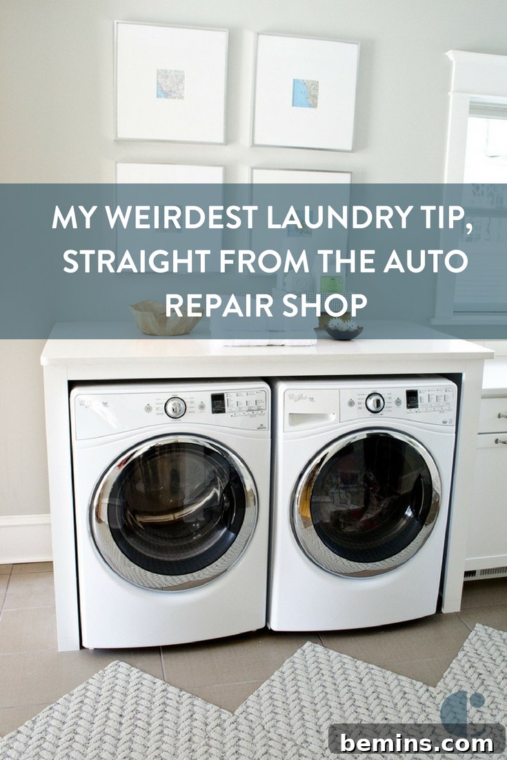 My weirdest laundry tip