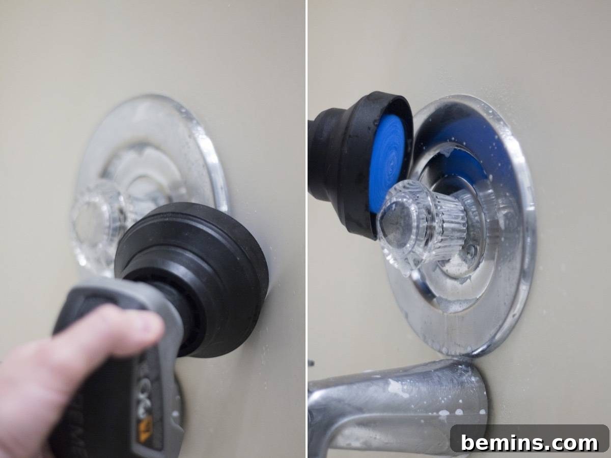 This Gadget Will Revolutionize Your Home Cleaning 6 The Dremel Versa with the splash guard attached