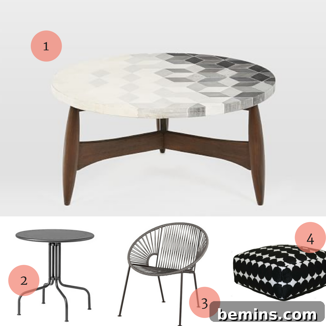Selection of Mid-Century Modern Patio Furniture to Create an Inviting Outdoor Space