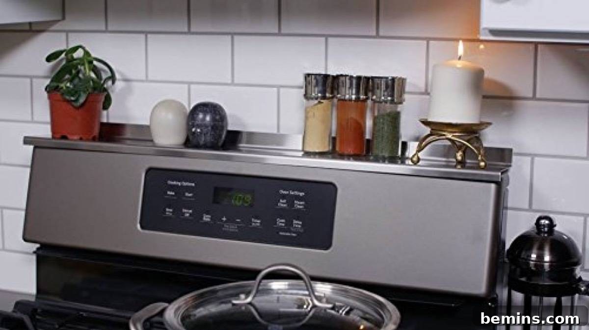 Stove shelf