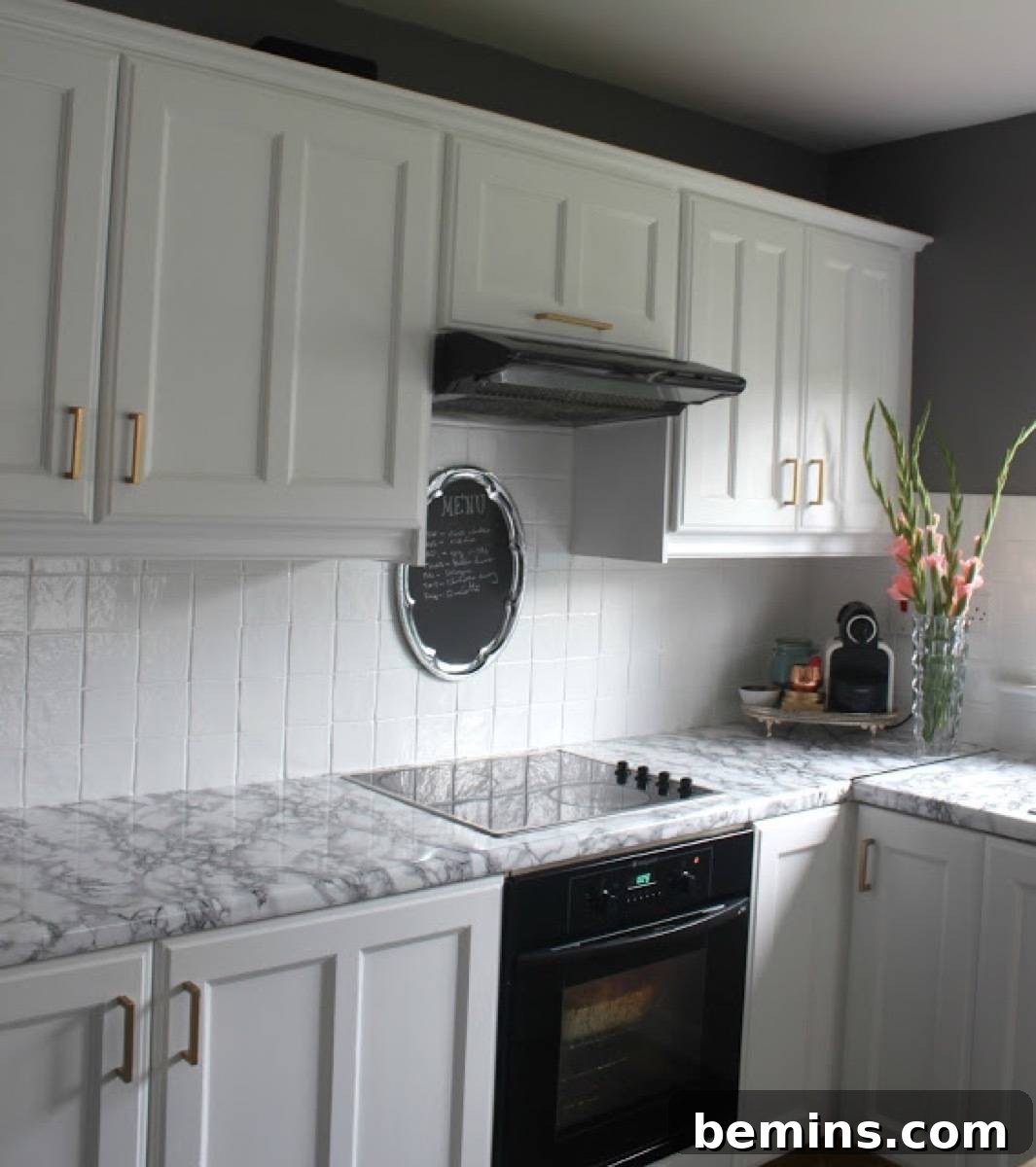 Contact paper on countertops