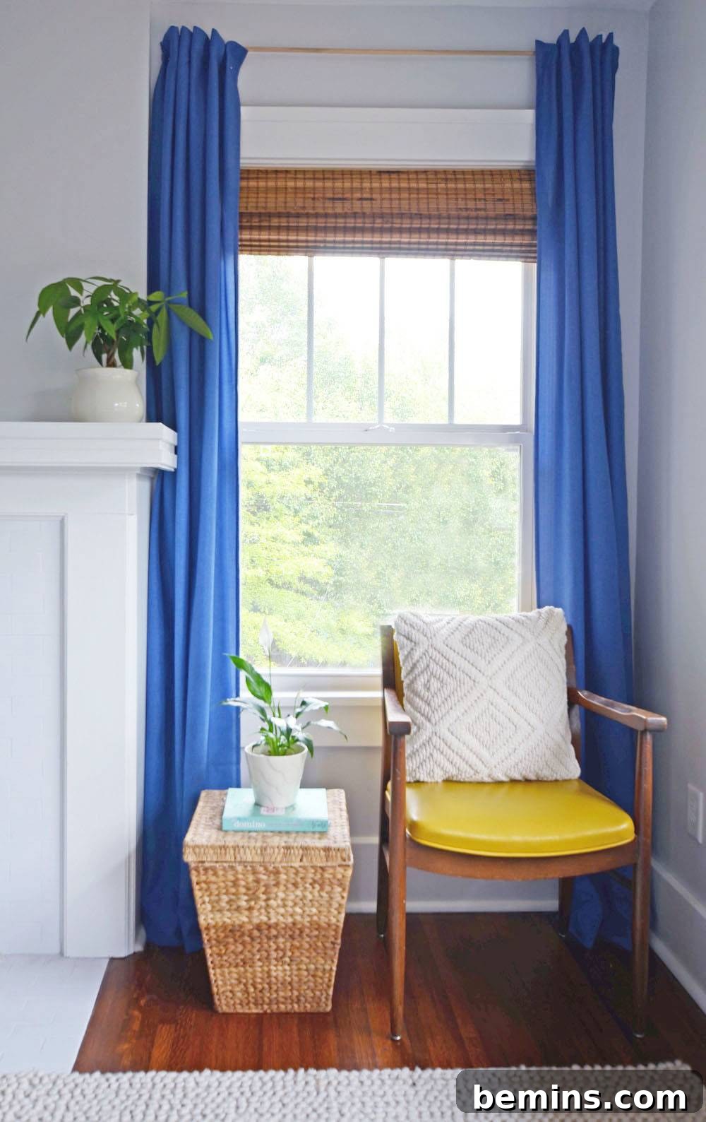 Cheated curtains for renters