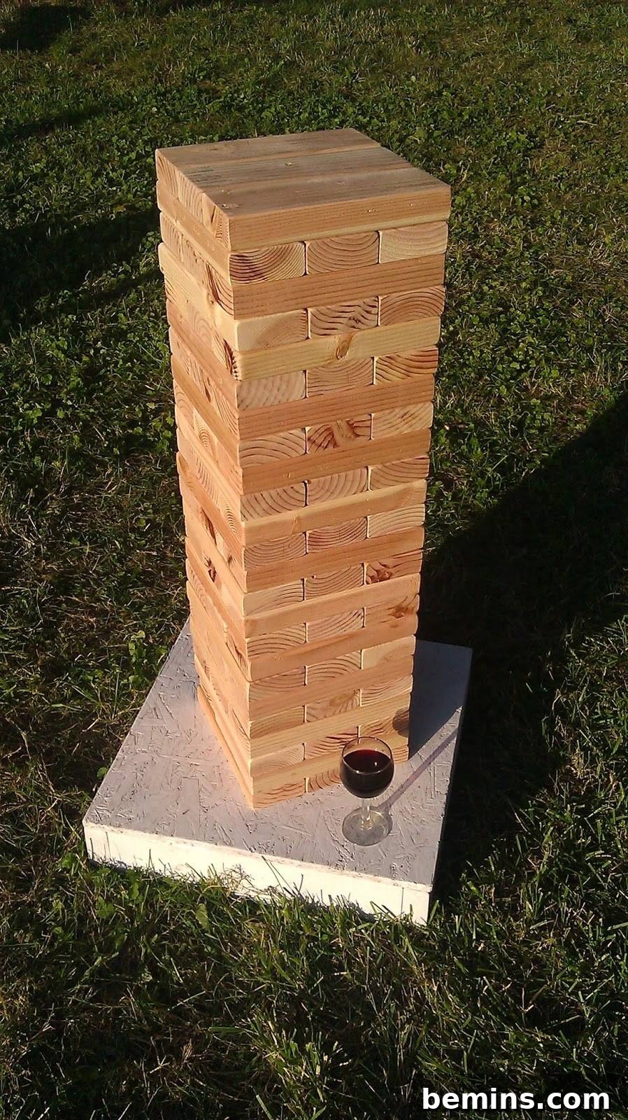 DIY Giant Jenga