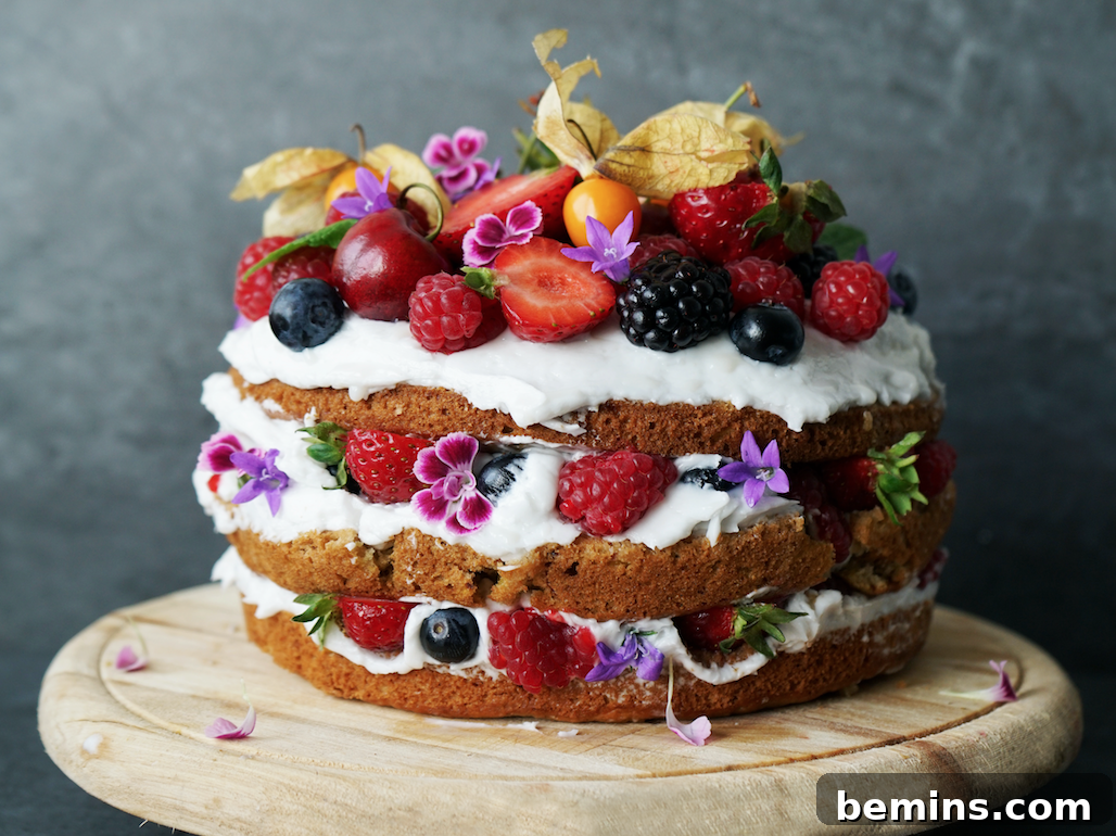 Summer Berry Cake