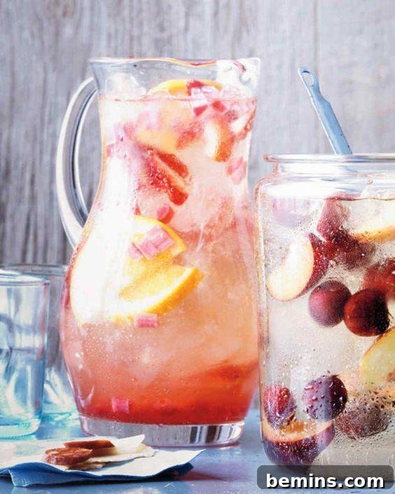 Strawberry Rhubarb Sangria