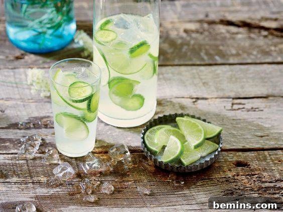 Cucumber Lime Gin and Tonic