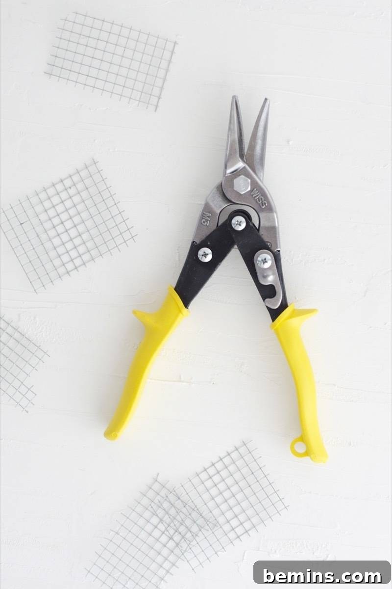 Aviation snips - great for cutting all types of hard materials!