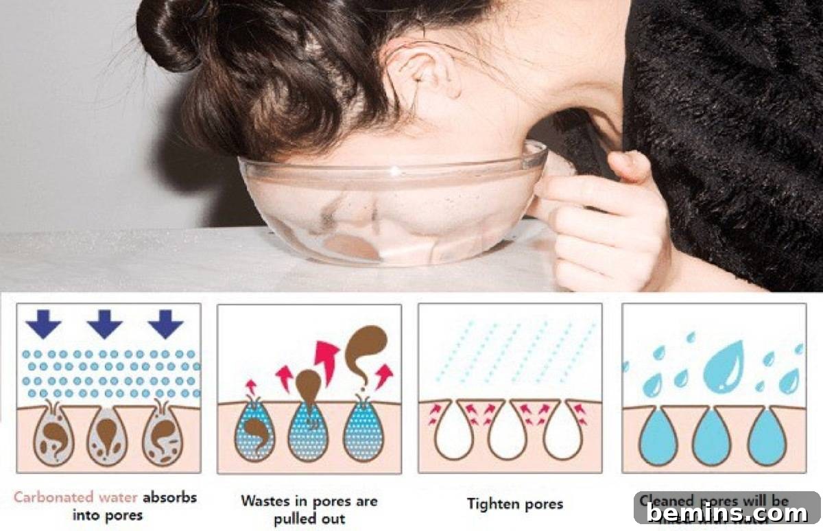 Do Pinterest Beauty Hacks Really Deliver? 26 Sparkling water face treatment