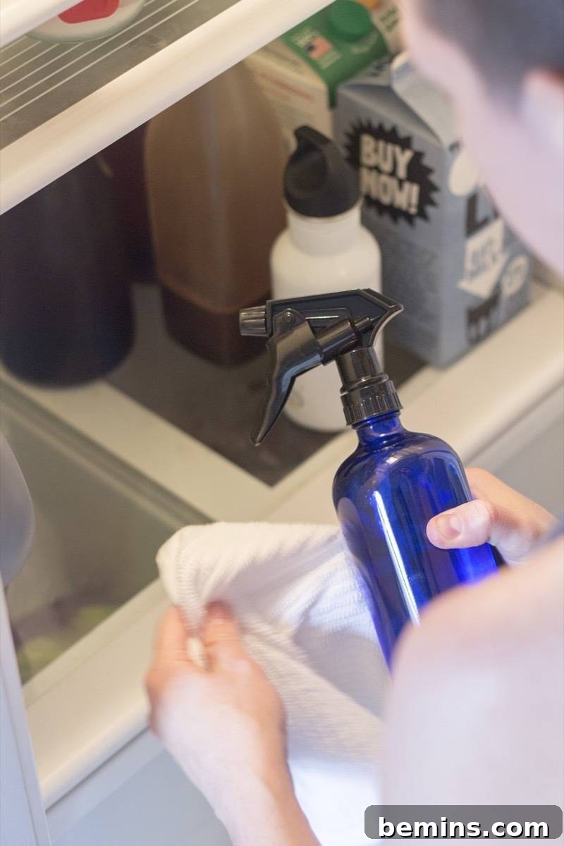 Cleaning a Refrigerator Before Moving Out