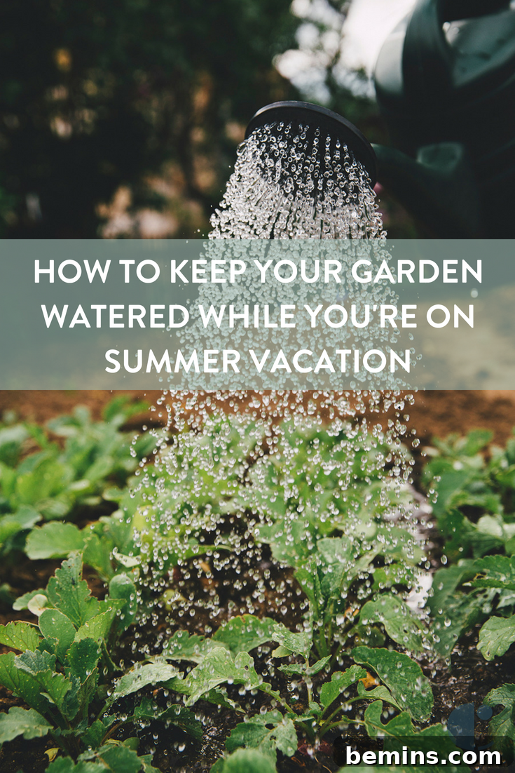 Keeping Your Plants Alive: A Vacation Watering Guide 2 Self-watering garden tips for summer vacation