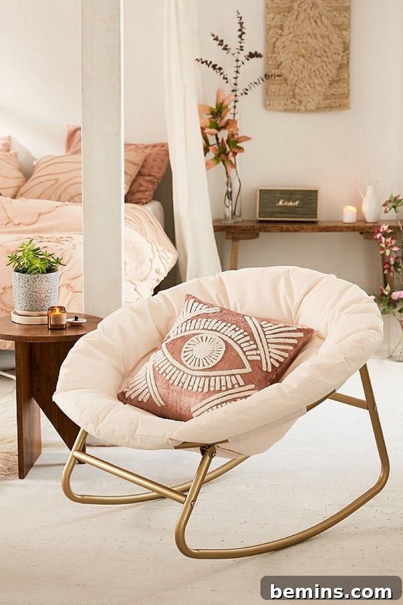 Basic rocking papasan chair from Urban Outfitters