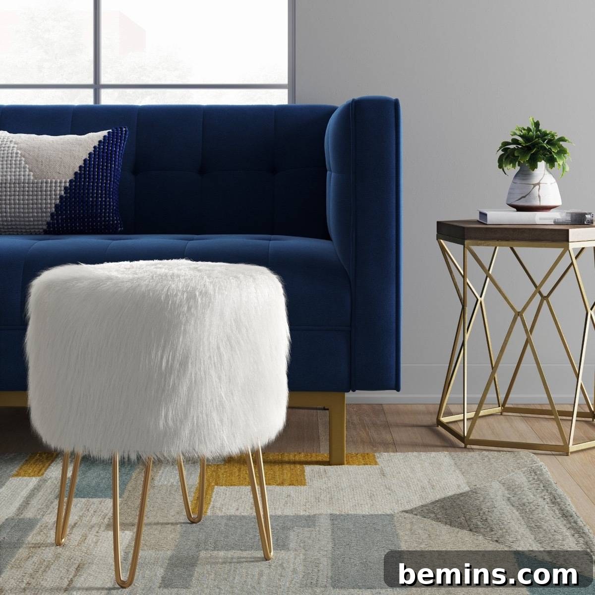 Radovre hairpin ottoman from Target