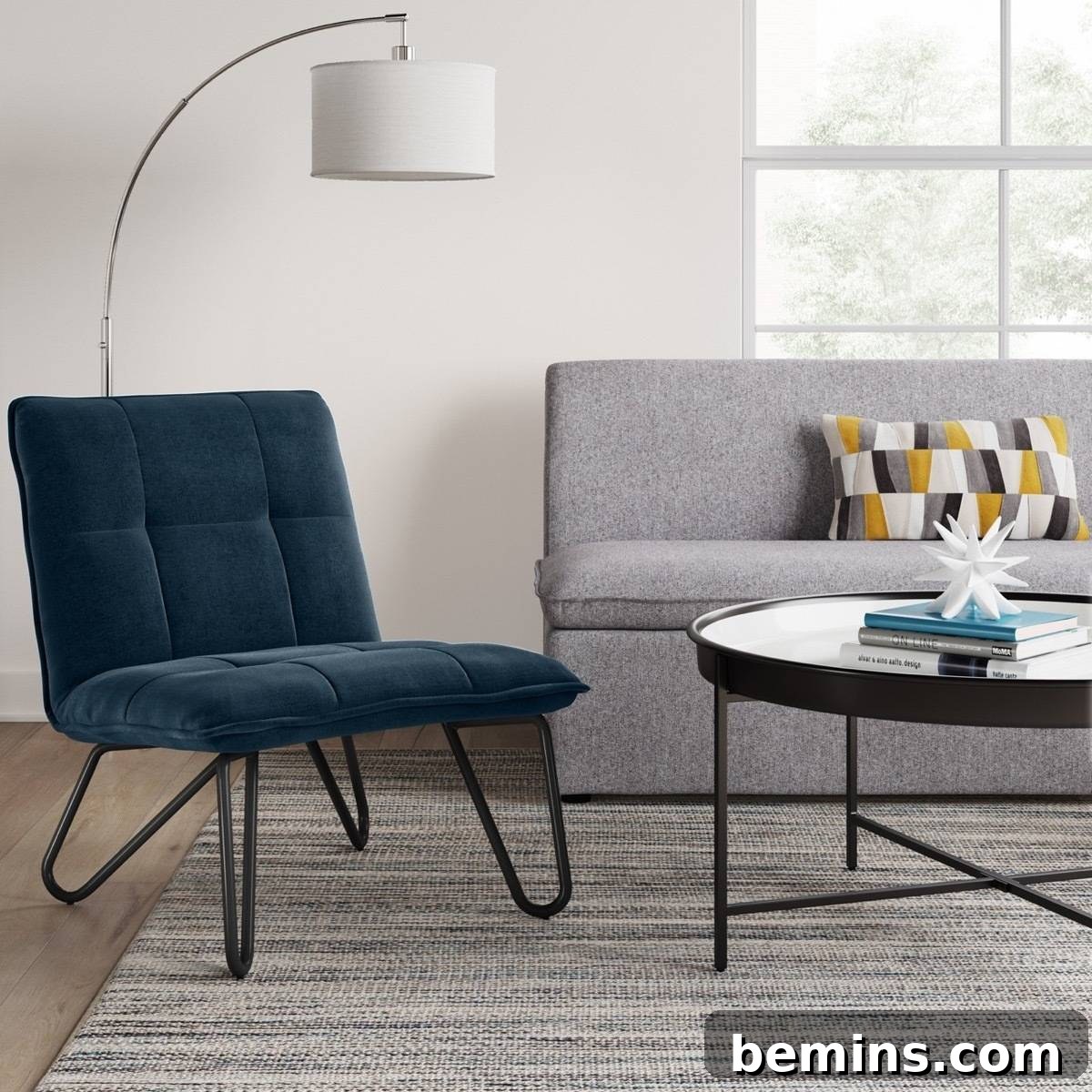 Plenrith hairpin base slipper chair - Target