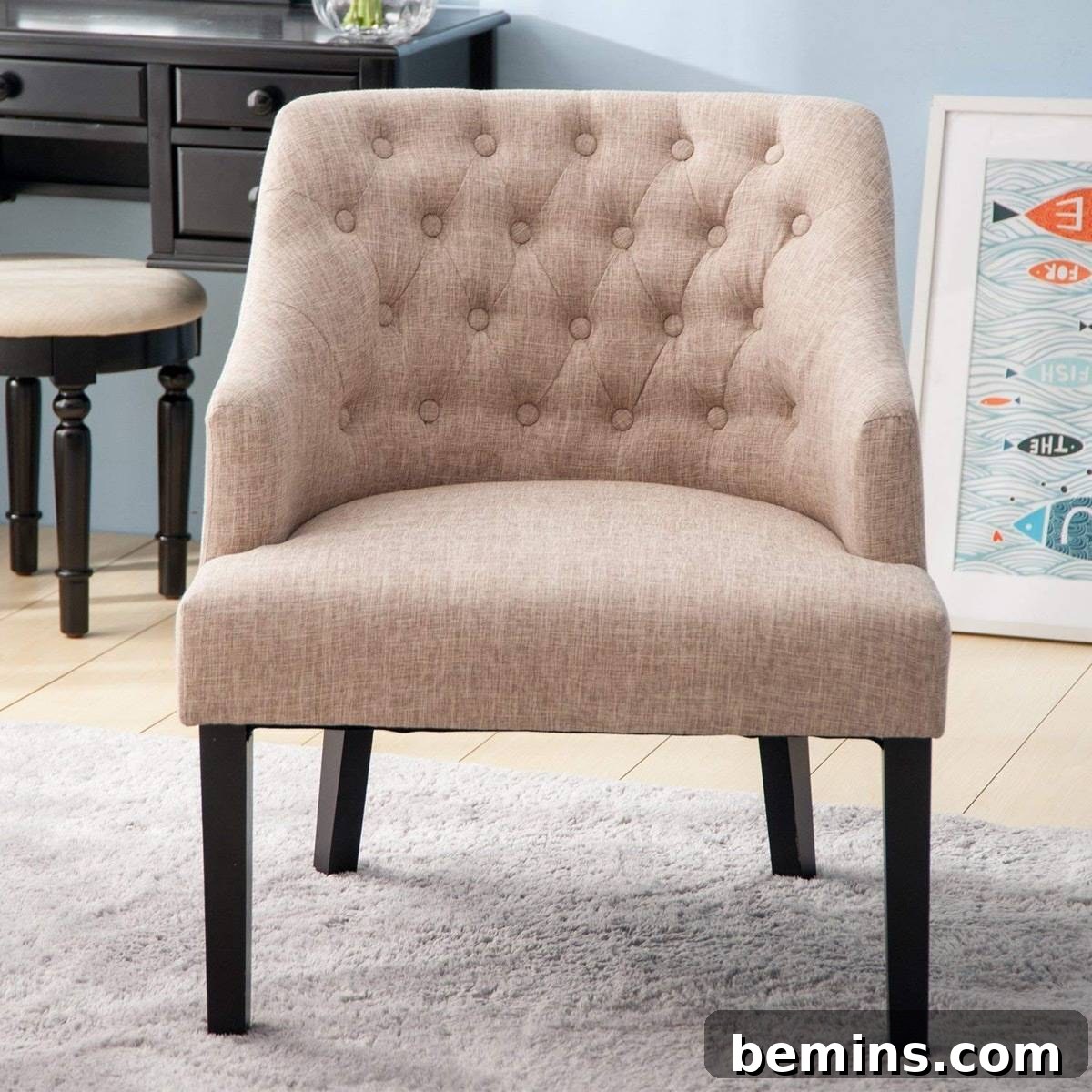 Contemporary accent chair from Amazon