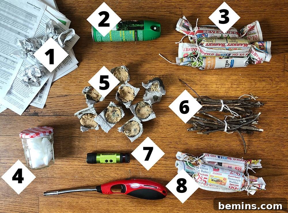 How to Build the Ultimate Campfire Starter Kit 3 Essential materials needed for creating a campfire box