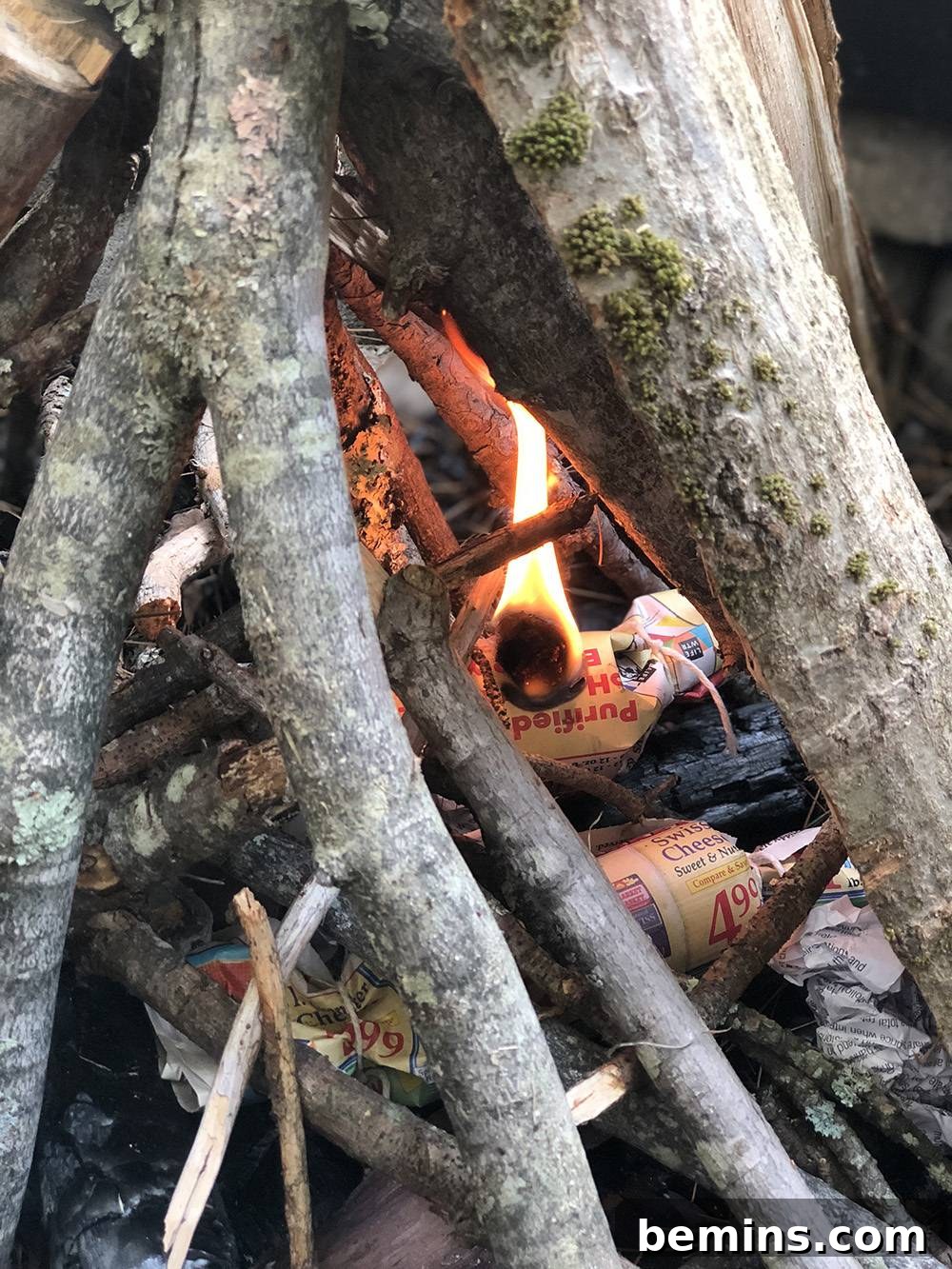 How to Build the Ultimate Campfire Starter Kit 5 Close-up of fire-starting supplies