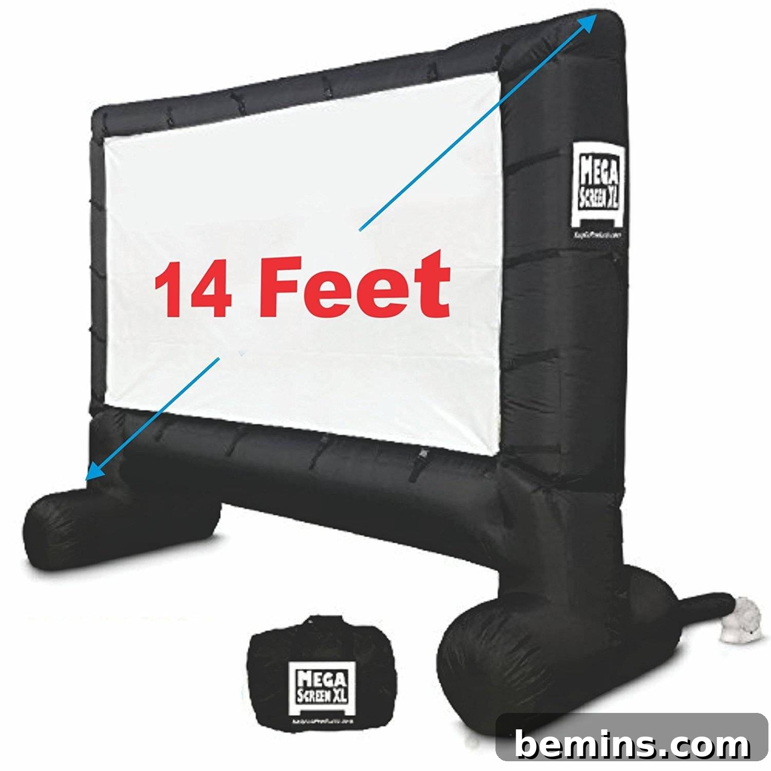 Large inflatable movie screen