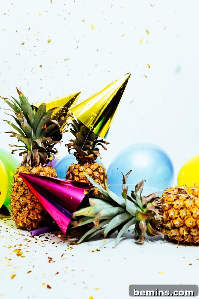 The Party Upgrade: Unveiling the Secret to Unforgettable Gatherings 2 Pineapples and party supplies