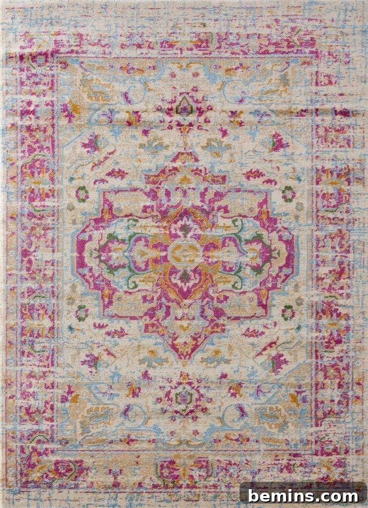 Traditional Style Rug with Modern Colors
