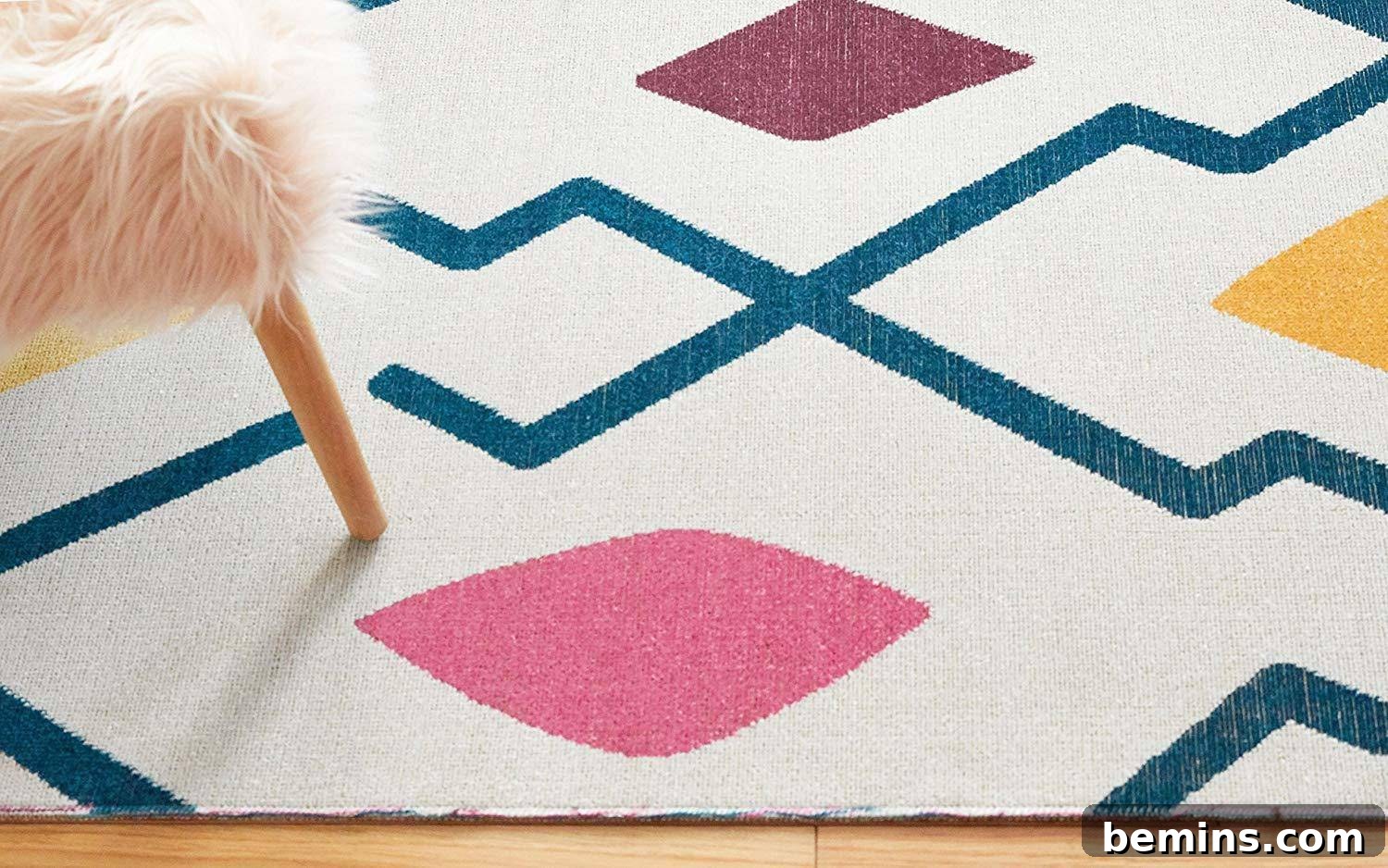 Unique Abstract Artwork Rug