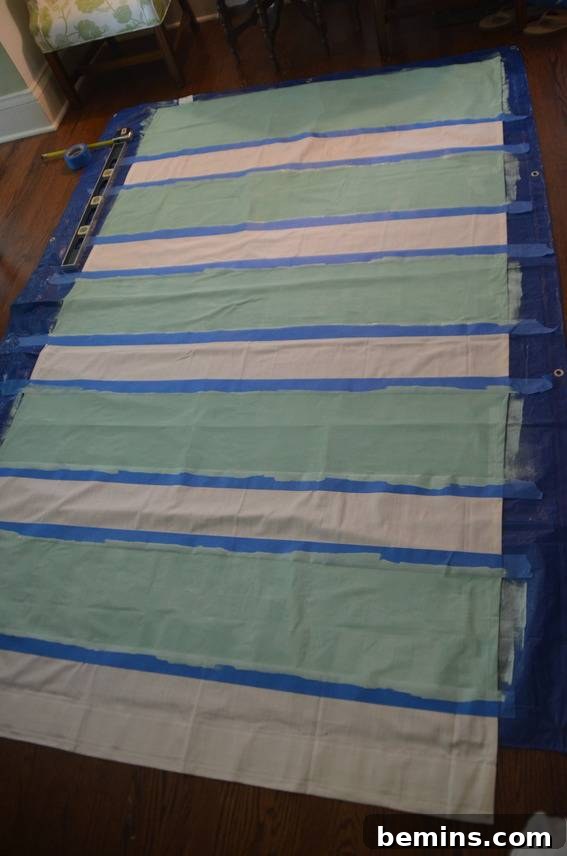 Painted RITVA curtains