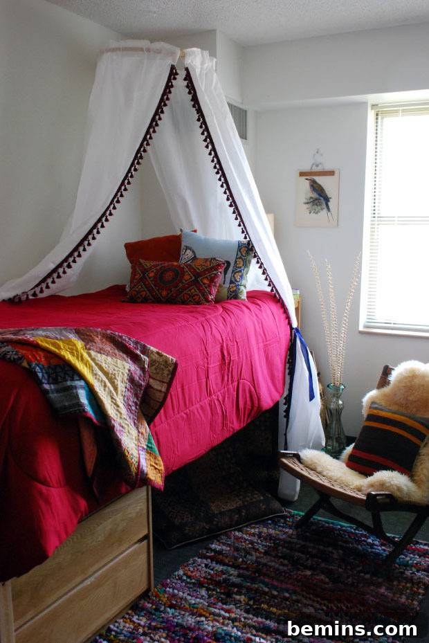 After: Dorm room decor ideas - After