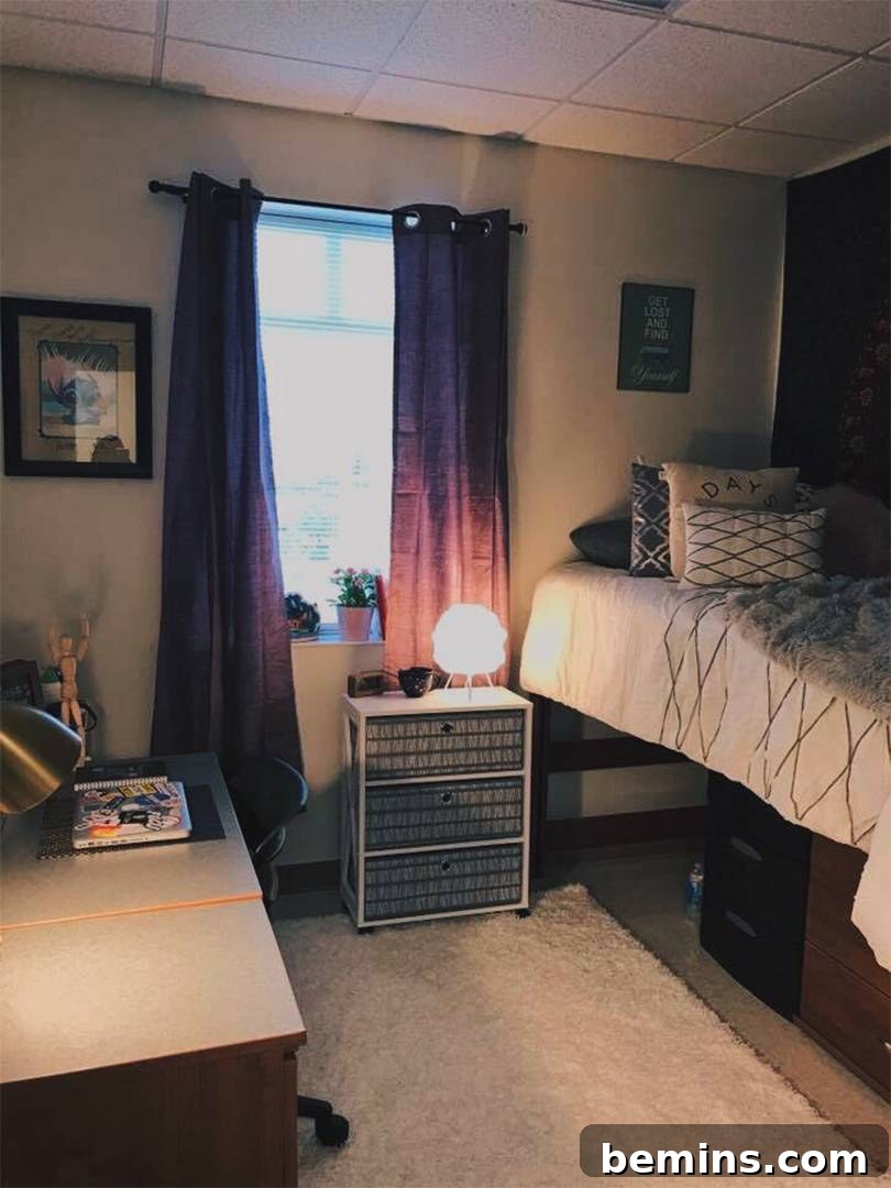 After: Light coming in through the window of a room.