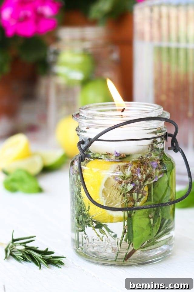 Buzz-Free Summer: 15 Proven Mosquito Repellents 3 Homemade Citronella Candles for Mosquito Repellent