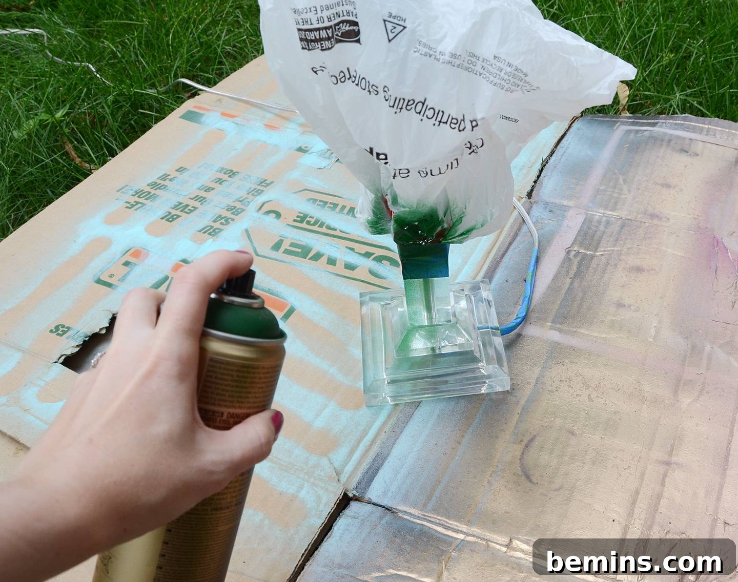 Lamp makeover | Step 2