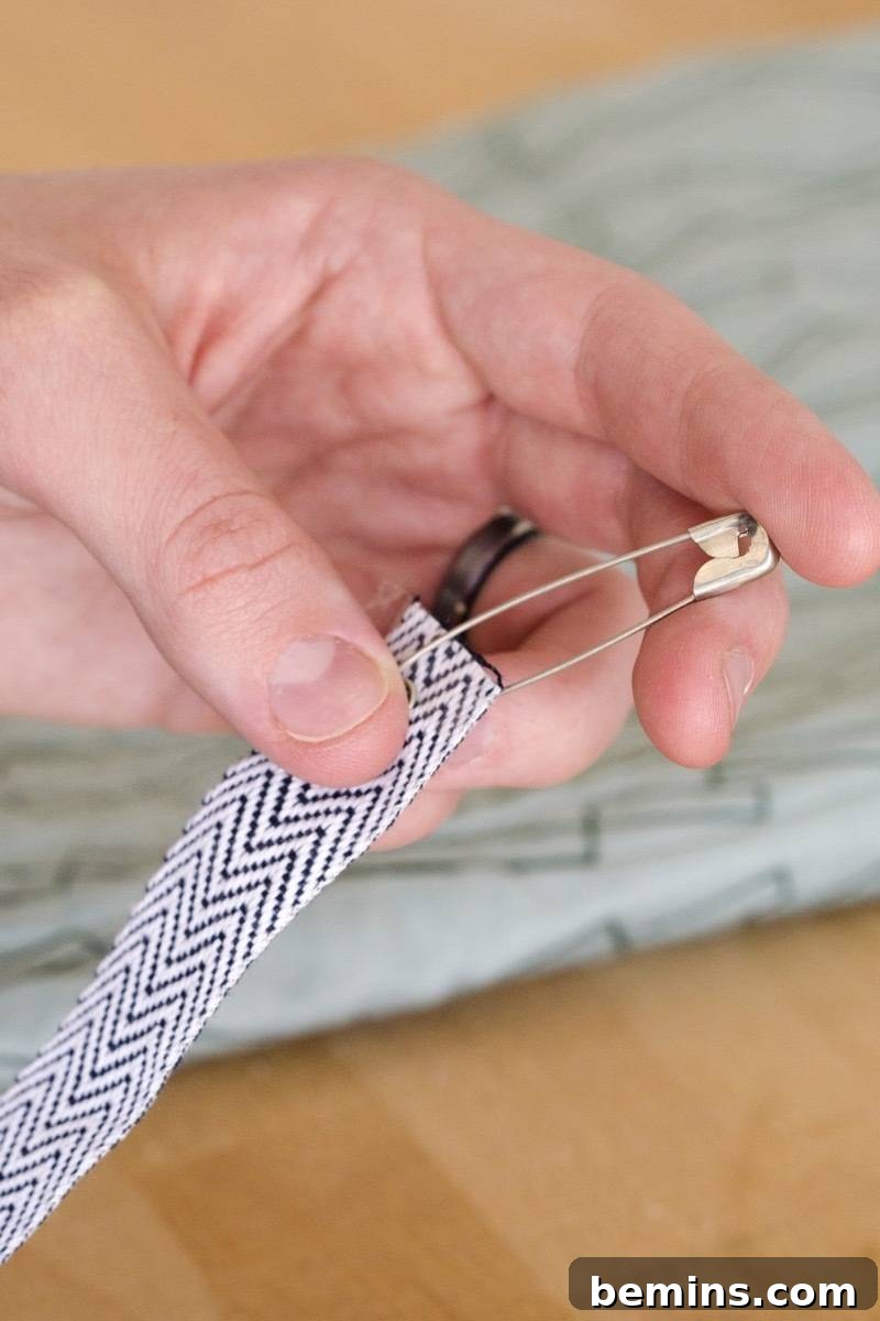 From Pillow to Pack: Crafting a Drawstring Backpack 11 Step 6: Preparing Drawstring Straps