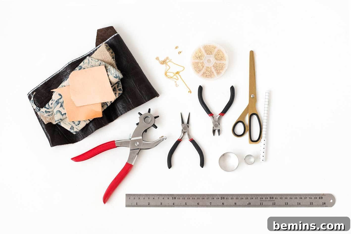 Materials for leather pendant necklace